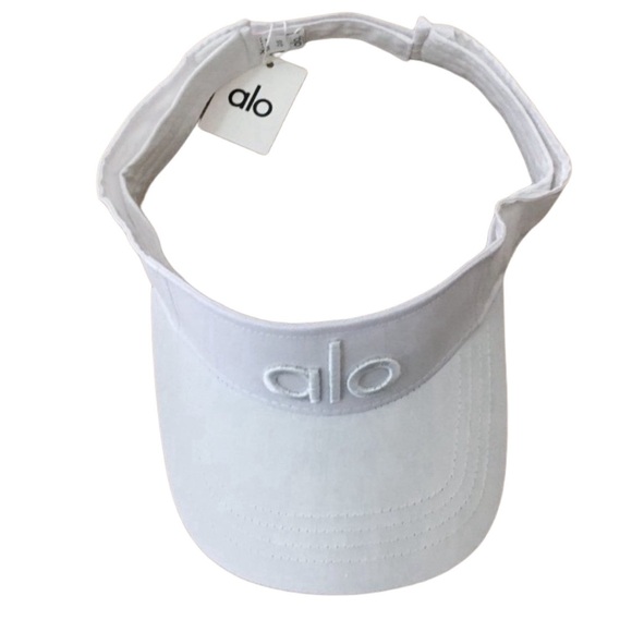 ALO Yoga Accessories - ALO Yoga Airlift Visor - White Embroidered Logo - New!